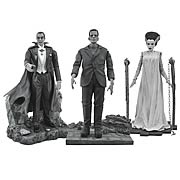 Universal Monsters Black-and-White Action Figure Box Set